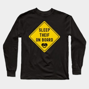 Baby On Board Sleep Theif Bumper Long Sleeve T-Shirt